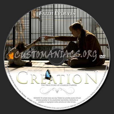 Creation dvd label