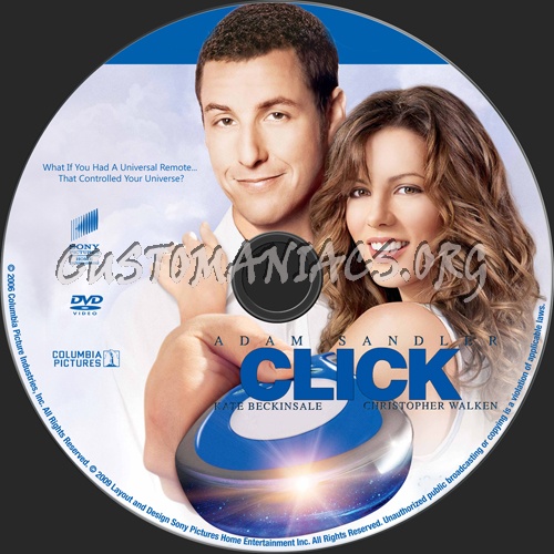 Click dvd label