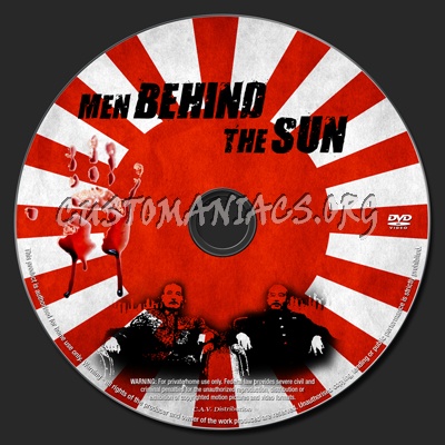 Men Behind The Sun dvd label