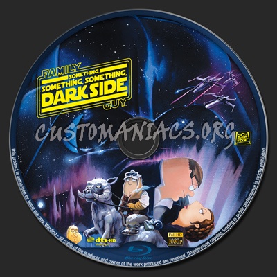 Family Guy Something Something Something Darkside blu-ray label