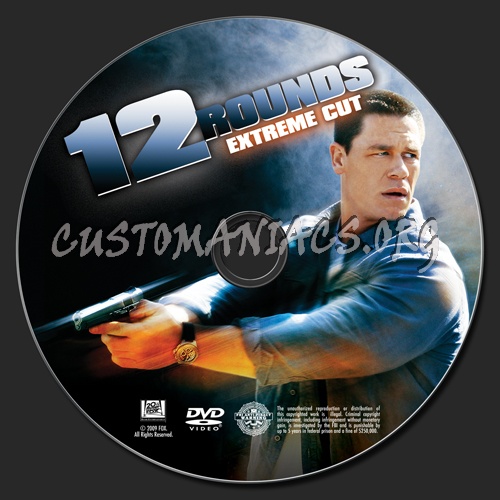 12 Rounds dvd label