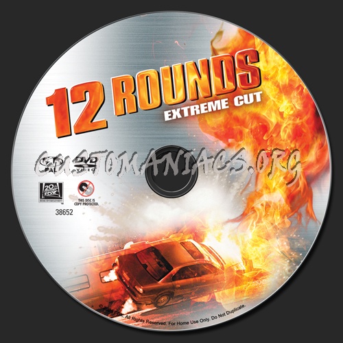 12 Rounds dvd label