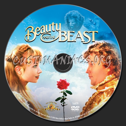 Beauty and the Beast dvd label