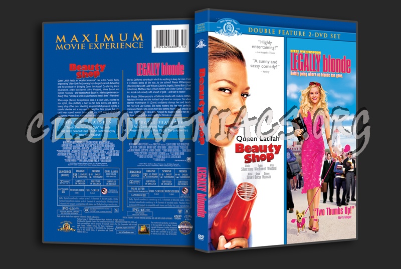 Beauty Shop / Legally Blonde dvd cover