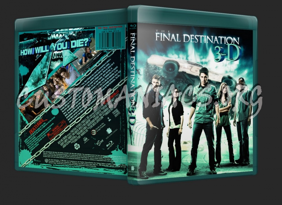 Final Destination:3D blu-ray cover