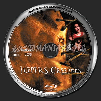 Jeepers Creepers blu-ray label