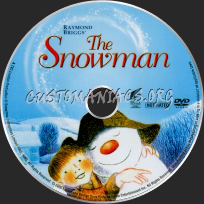 The Snowman dvd label
