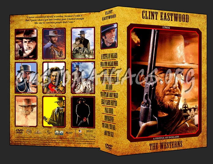 Clint Eastwood Boxset The Westerns dvd cover