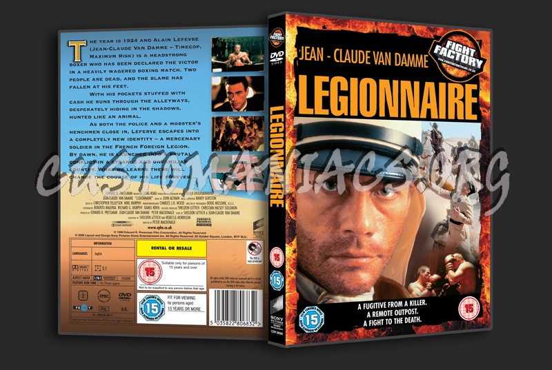 Legionnaire dvd cover