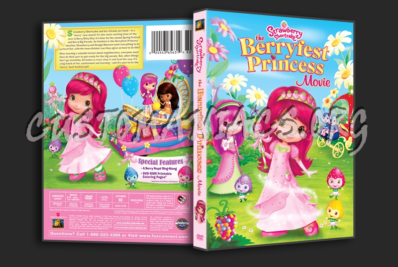 Strawberry Shortcake The Berryfest Princess Movie dvd cover