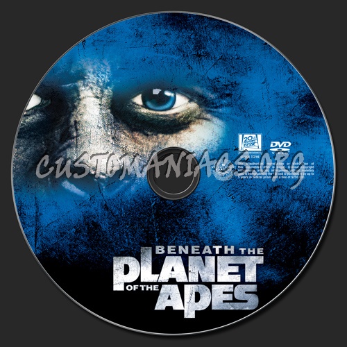 Beneath the Planet of the Apes dvd label