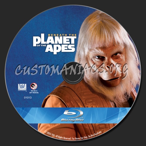 Beneath the Planet of the Apes blu-ray label