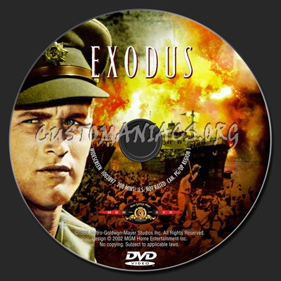 Exodus dvd label