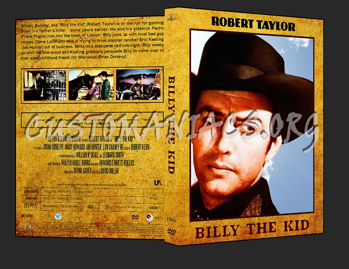 Western Collection Billy The Kid 1941 dvd cover