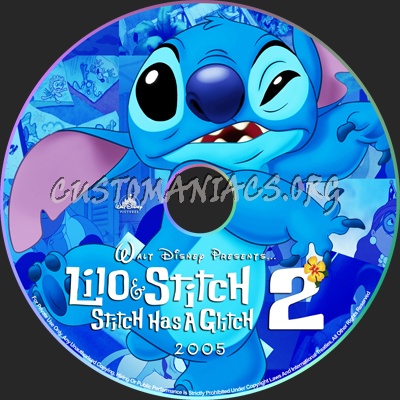 Lilo and Stitch 2 - 2005 dvd label