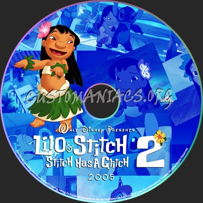 Lilo and Stitch 2 - 2005 dvd label