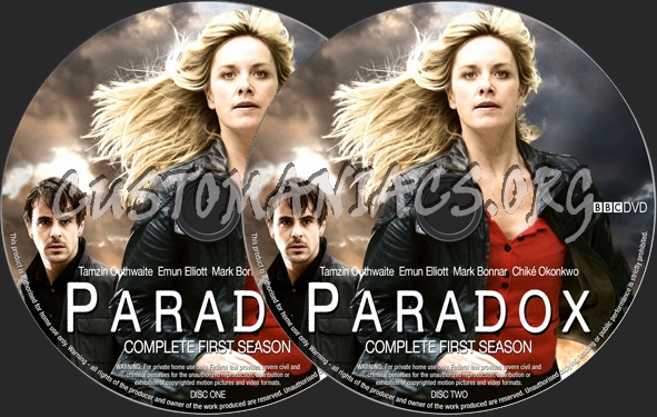 Paradox dvd label