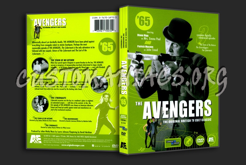 The Avengers 65 Volume 1 dvd cover