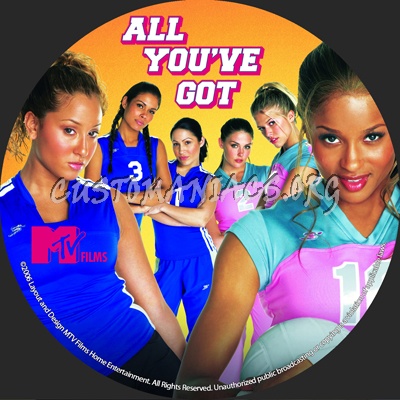 All You've Got dvd label