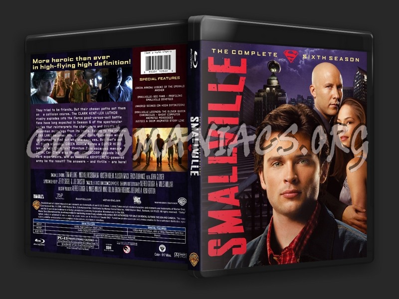 Smallville Season 6 blu-ray cover