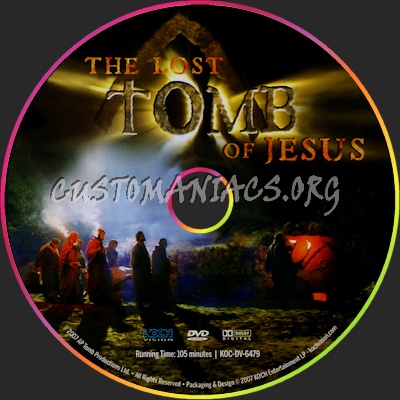 The Lost Tomb of Jesus dvd label