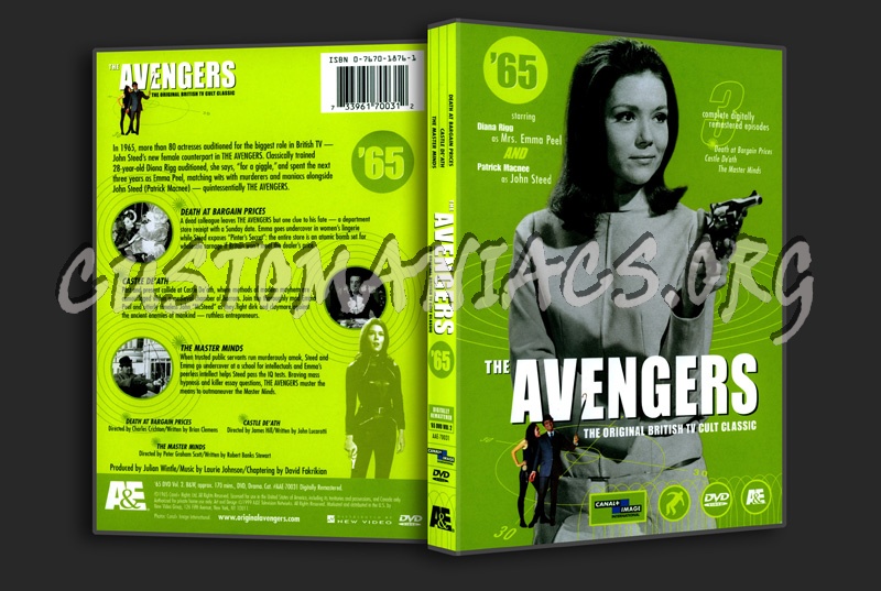 The Avengers 65 Volume 2 dvd cover