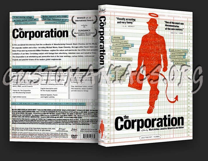 The Corporation dvd cover