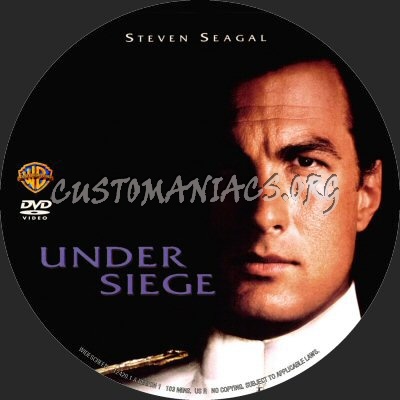 Under Siege dvd label