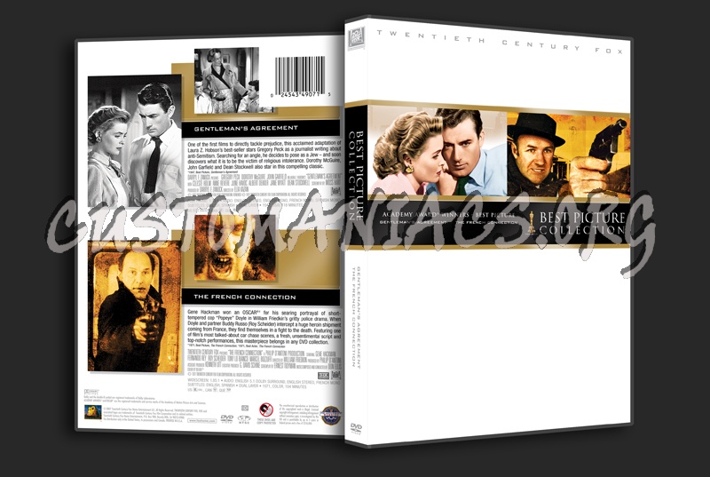 Best Picture Collection: Gentleman's Agreement / The French Connection dvd cover
