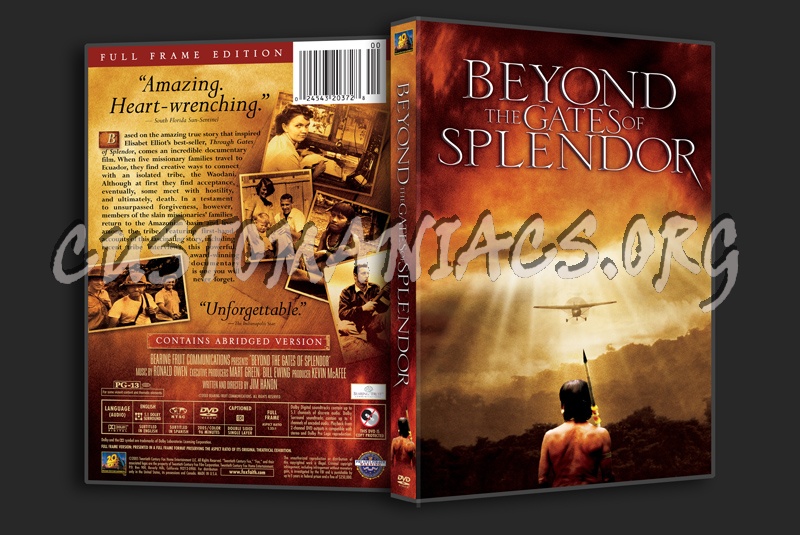 Beyond the Gates of Splendor dvd cover