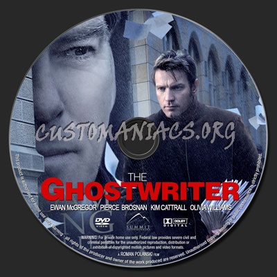 The Ghost Writer dvd label