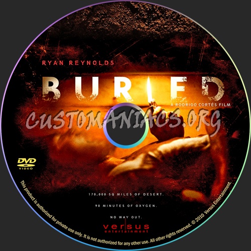 Buried dvd label