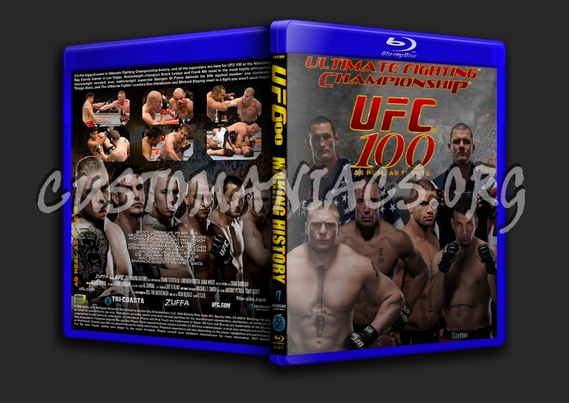 UFC 100 Making History blu-ray cover