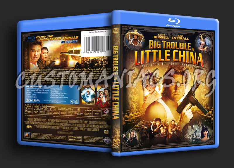 Big Trouble in Little China blu-ray cover