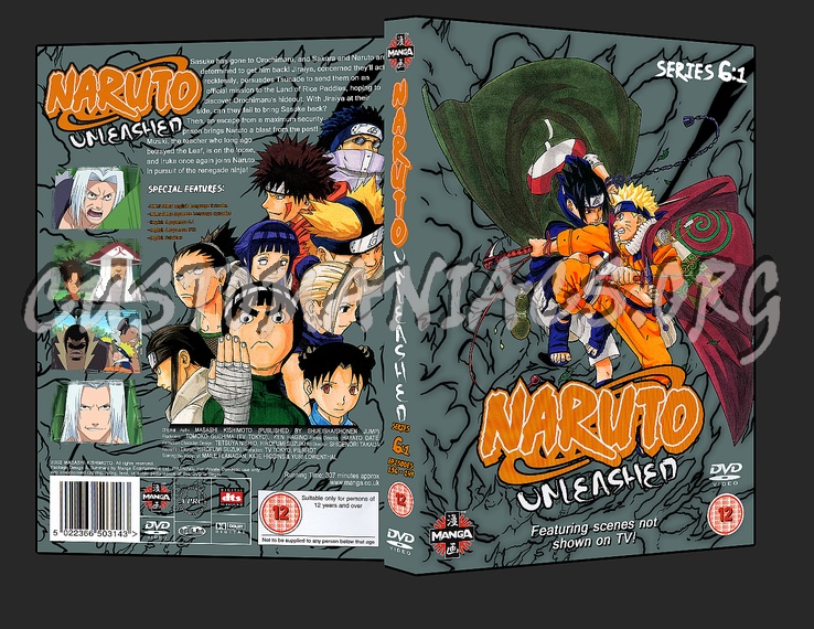Naruto Unleashed Series 6 Part 1 dvd cover
