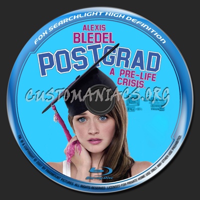 Post Grad blu-ray label