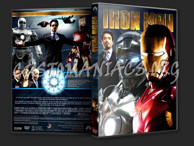 Iron Man 1 and 2 Collection dvd cover