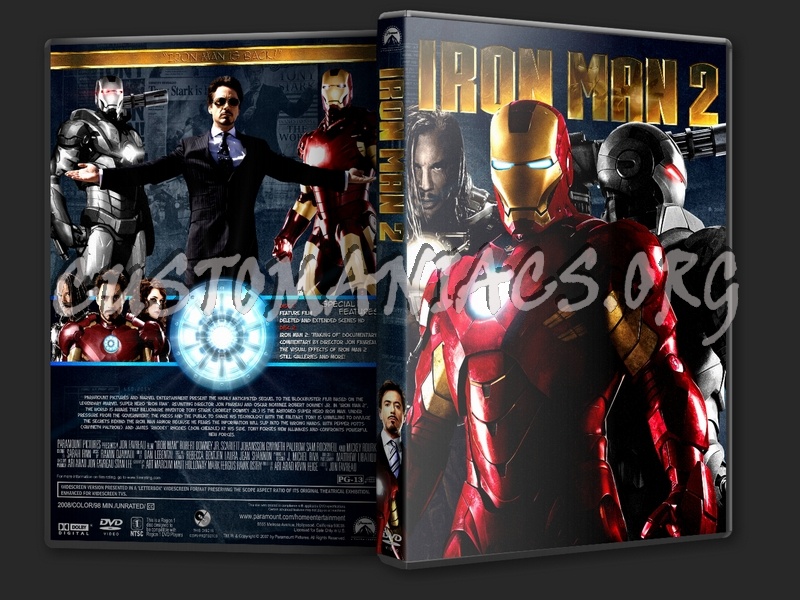 Iron Man 1 and 2 Collection dvd cover