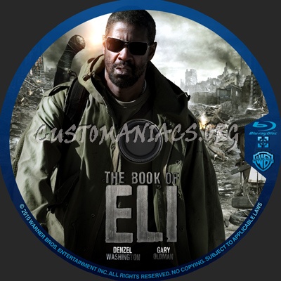 The Book of Eli v-4 blu-ray label