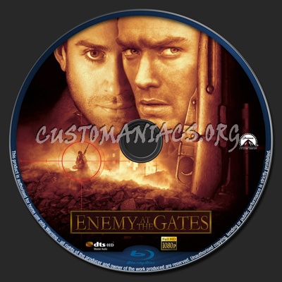 Enemy At The Gates blu-ray label