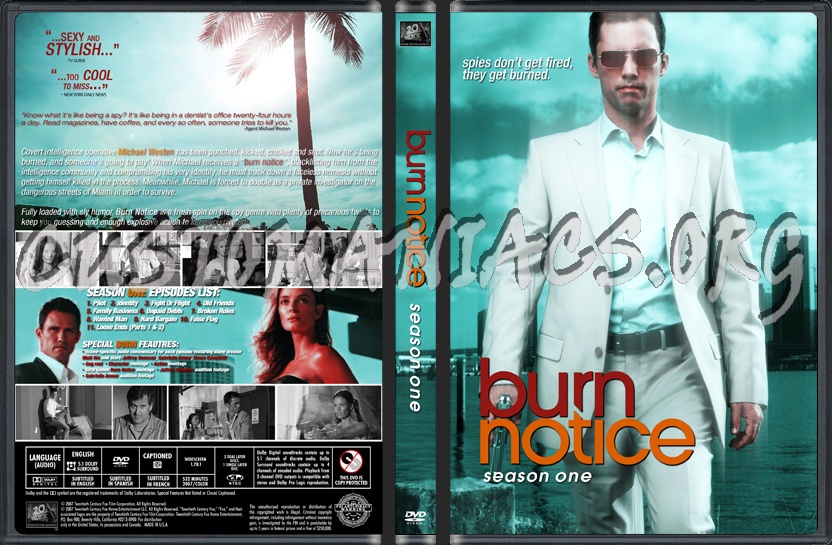 Burn Notice Season 1 dvd cover