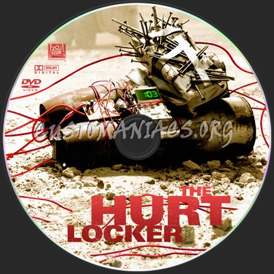 The Hurt Locker dvd label