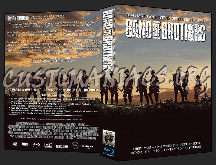 Band Of Brothers blu-ray cover