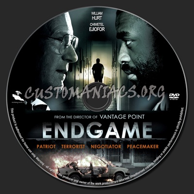 Endgame dvd label