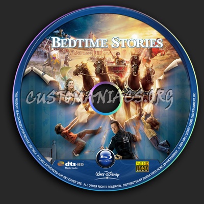 Bedtime Stories blu-ray label