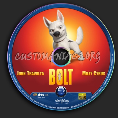 Bolt blu-ray label