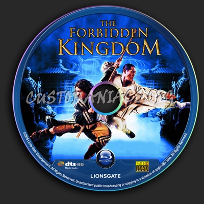 The Forbidden Kingdom blu-ray label