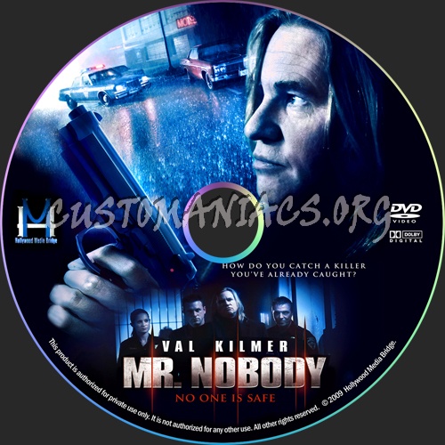 Mr. Nobody dvd label