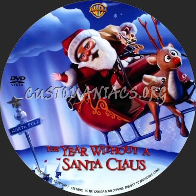 The Year Without a Santa Claus dvd label