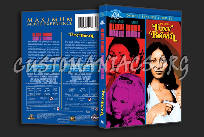 Black Mama, White Mama / Foxy Brown dvd cover